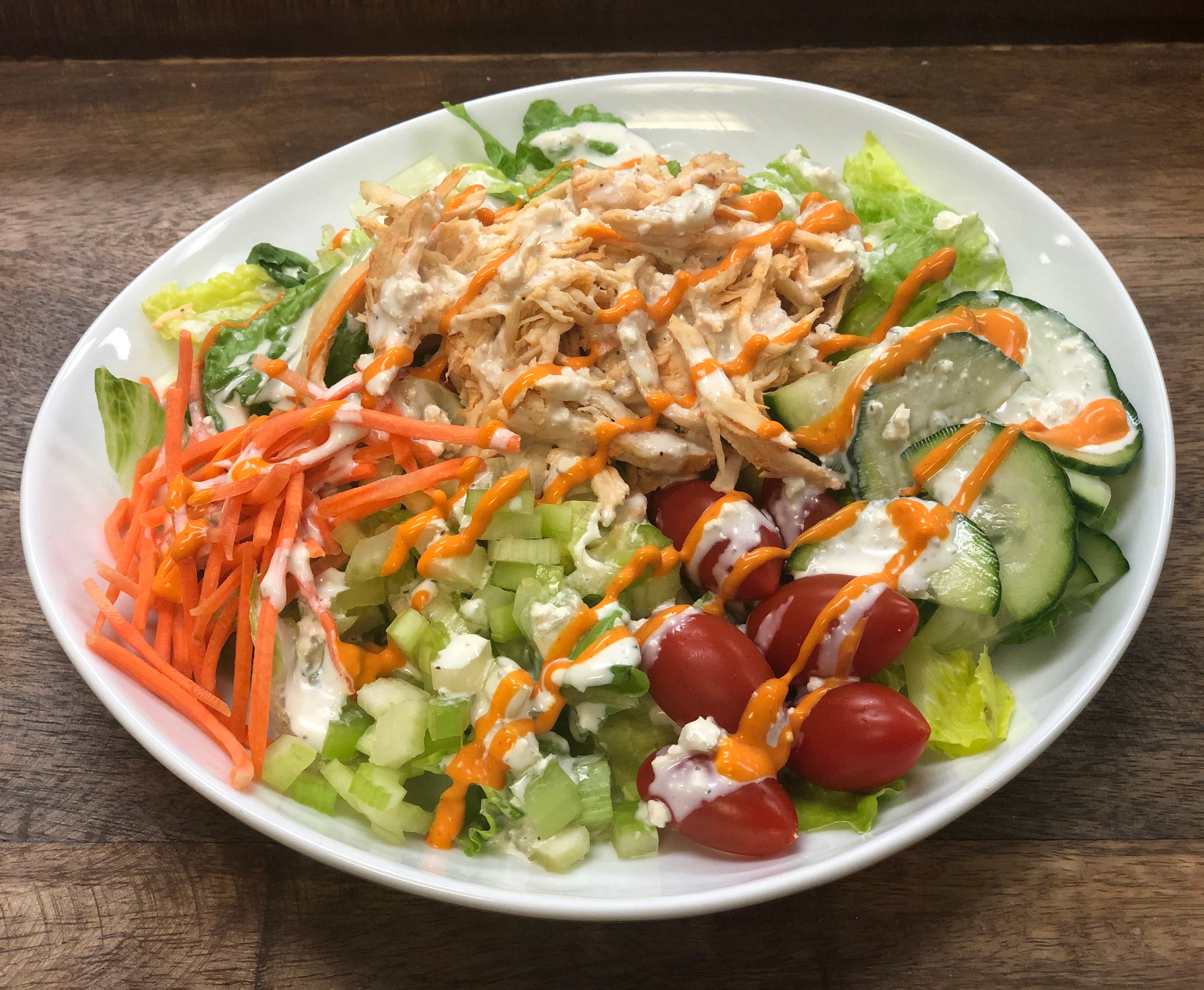 Buffalo Chicken Salad (Serves 1)